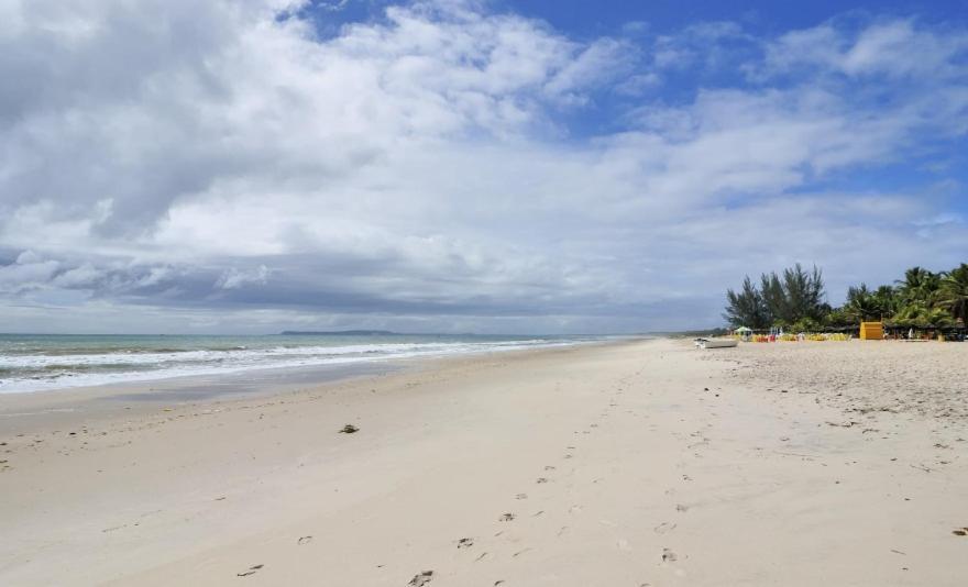 Chales Suites Pe Na Areia Guaibim Bagian luar foto
