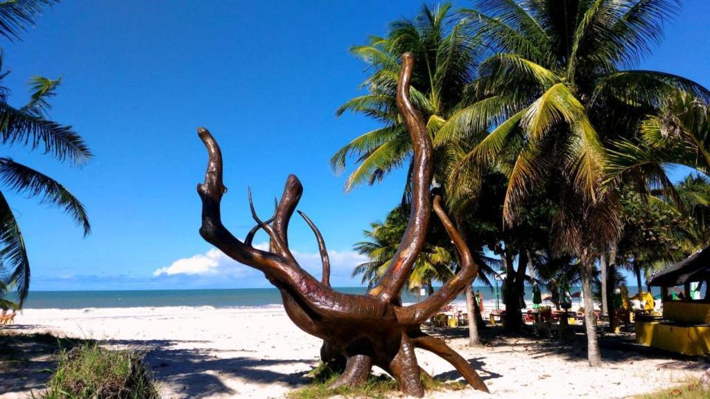 Chales Suites Pe Na Areia Guaibim Bagian luar foto