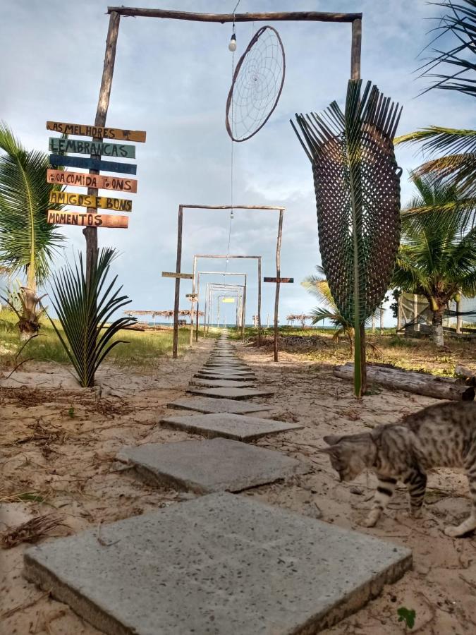 Chales Suites Pe Na Areia Guaibim Bagian luar foto