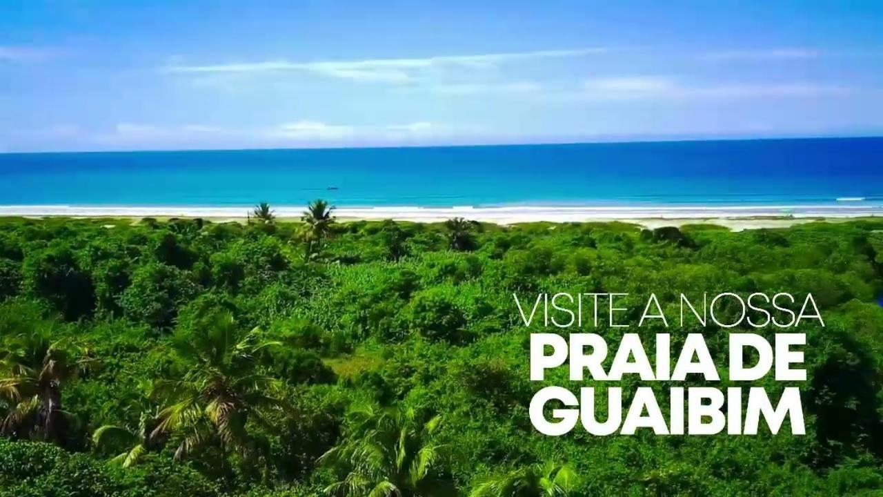 Chales Suites Pe Na Areia Guaibim Bagian luar foto